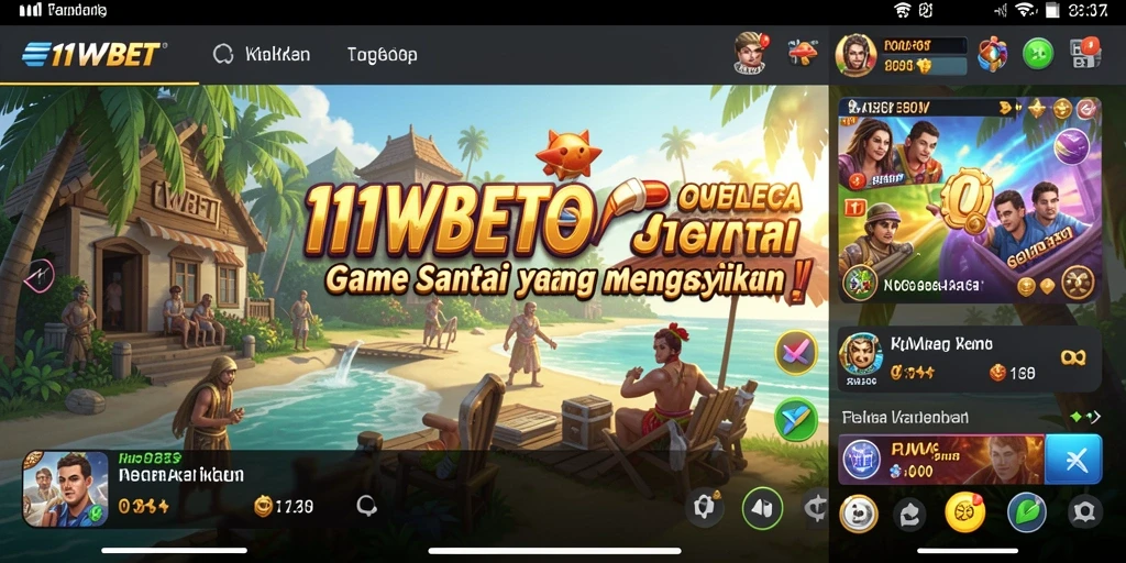 Tampilan gameplay 11WBET yang menarik dan sederhana.