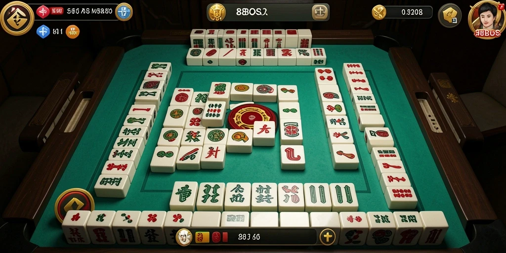 Screenshot gameplay Mahjong 88BOS yang menarik dan seru.