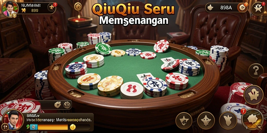 Tampilan gameplay QiuQiu yang seru dalam 898A.