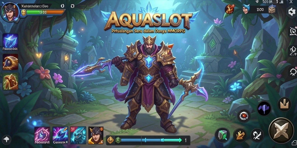 Tampilan menarik dari gameplay MMORPG AQUASLOT yang mengasyikkan.