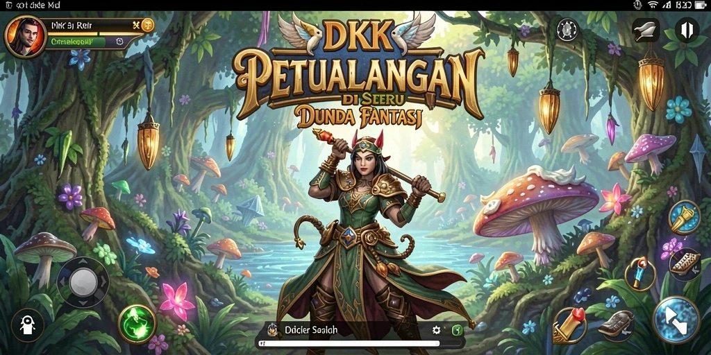 Tampilan gameplay DKK yang menawan di dunia petualangan.