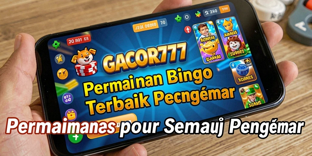 Screenshot utama GACOR777 menampilkan aksi seru dalam permainan Bingo.