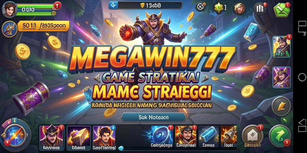Tampilan gameplay MEGAWIN777 yang penuh strategi dan tantangan.
