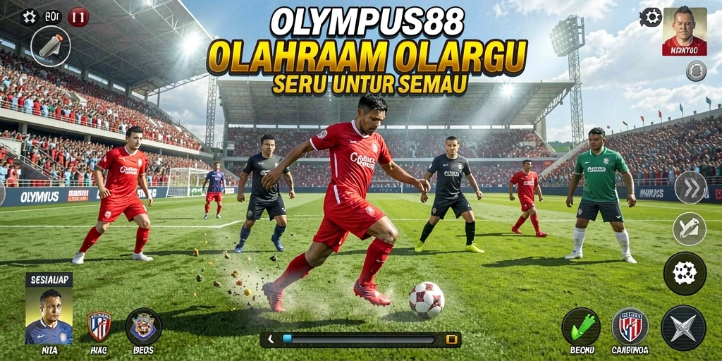 Tangkapan layar OLYMPUS88 menampilkan aksi seru dalam permainan olahraga.