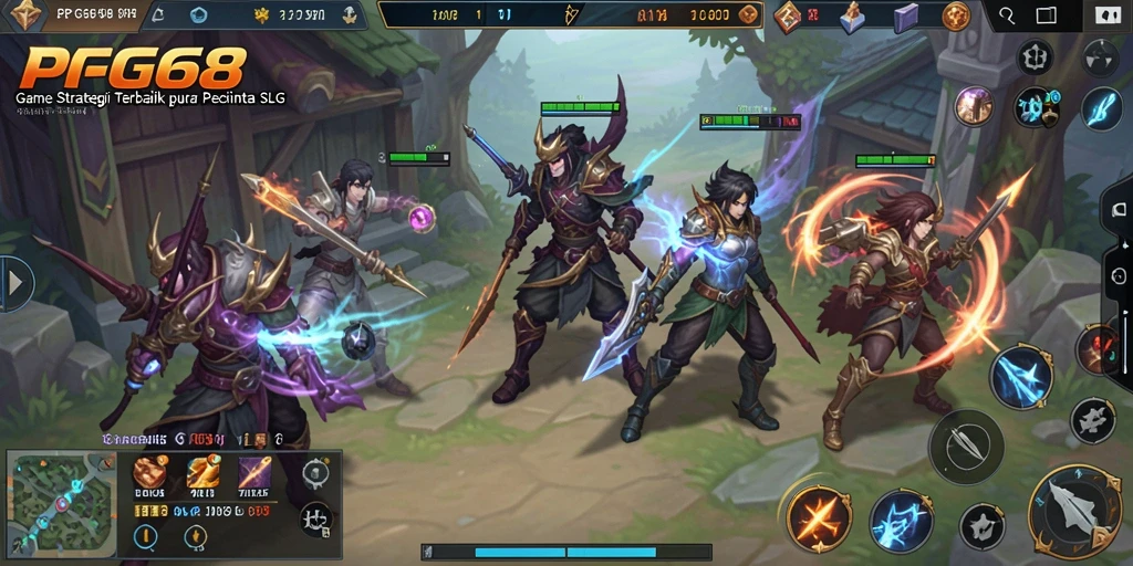 Screenshot PGG68 yang menampilkan aksi gameplay SLG yang seru.