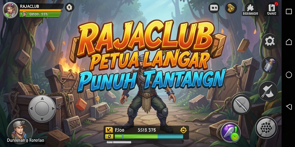 Tampilan gameplay RAJACLUB yang menampilkan aksi dan eksplorasi menarik.