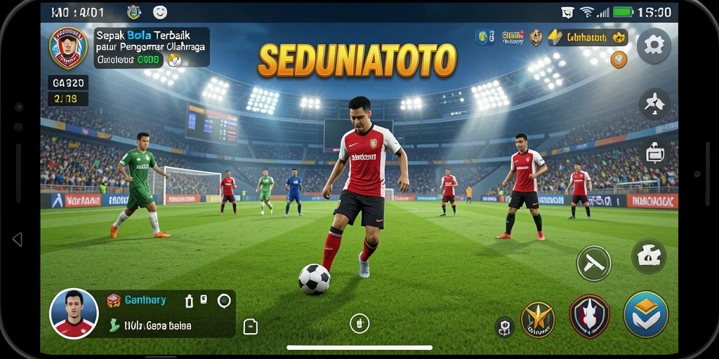 Tampilan gameplay SEDUNIATOTO yang menarik di lapangan.